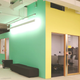 The Astor Place office, when still under construction.